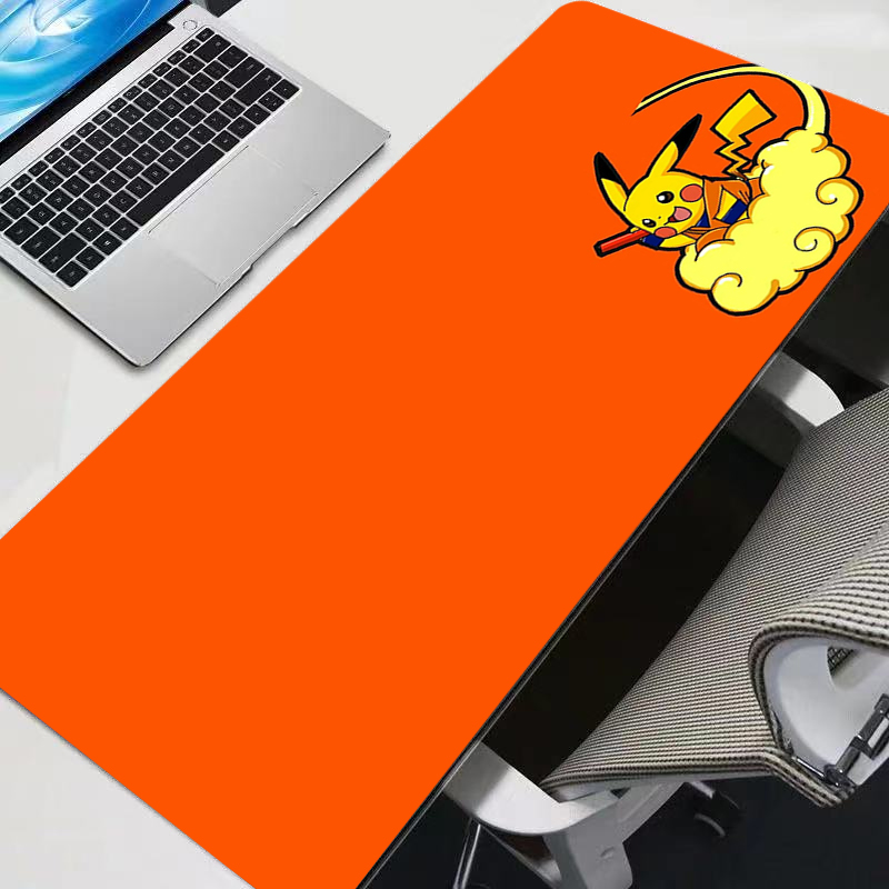 Esports Gaming Table - ホットアニメマウスパッド大型ゲーマーアクセサリー Varmilo キーボードパッド PC コンピュータデスクマットポケモンピカチュウゲーム E