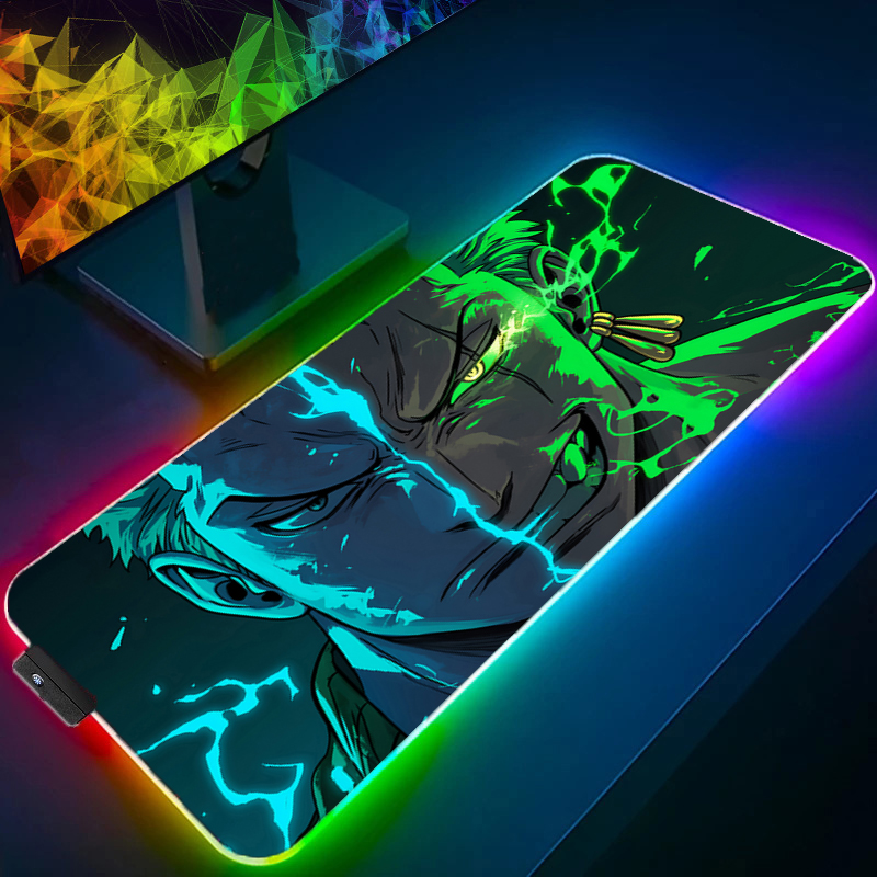 Esports Gaming Mice - ワンピースゾロマウスパッド RGB ゲームアクセサリー Gabinete ゲーマー PC