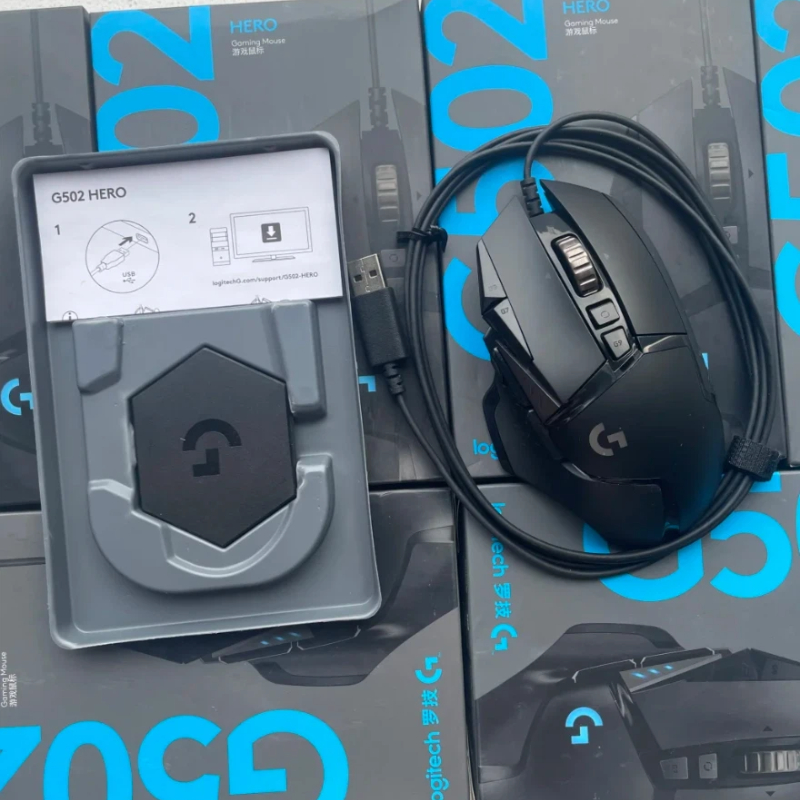 Esports Gaming Mouse Weight Adjustable - ロジクール G502 HERO ゲーミングマウス - 重量調整可能、人間工学に基づいたデザイン、高性能eスポーツPCゲーミングマウスアクセサリー
