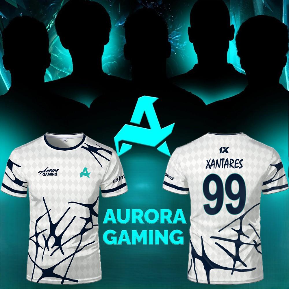Custom Esports Gaming Jersey - スポーツチーム オーロラ ゲーム ジャージー Tシャツ XANTARES