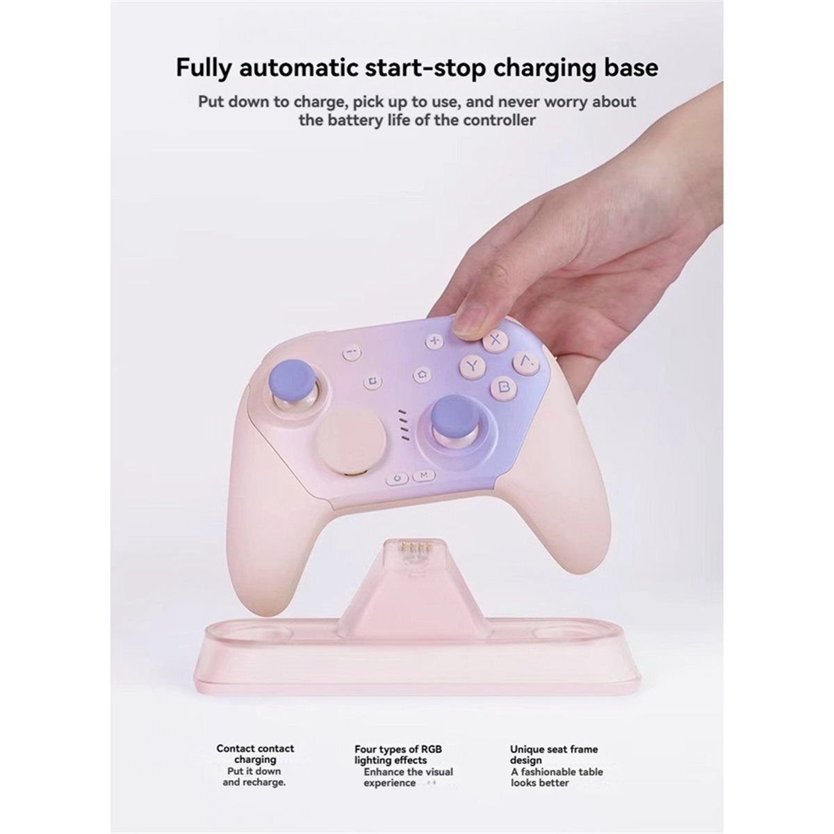 Controller Charging Stand - 【シングルズデーセール】Chitu 2 Bluetooth コントローラー用充電ドック RGB オートストップ充電ステーション