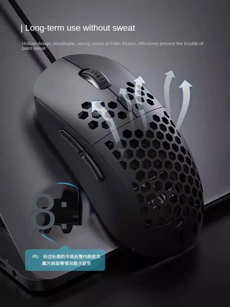 M1seメカニカルゲーミングワイヤードマウス、特別な人間工学 - Esports Gaming Mouse Weight Adjustable のレビューと価格