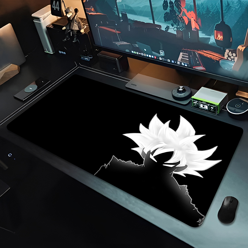DBZ ブラックアニメマウスパッドドラゴンボール大型 PC  - Esports Gaming Mice のレビューと価格