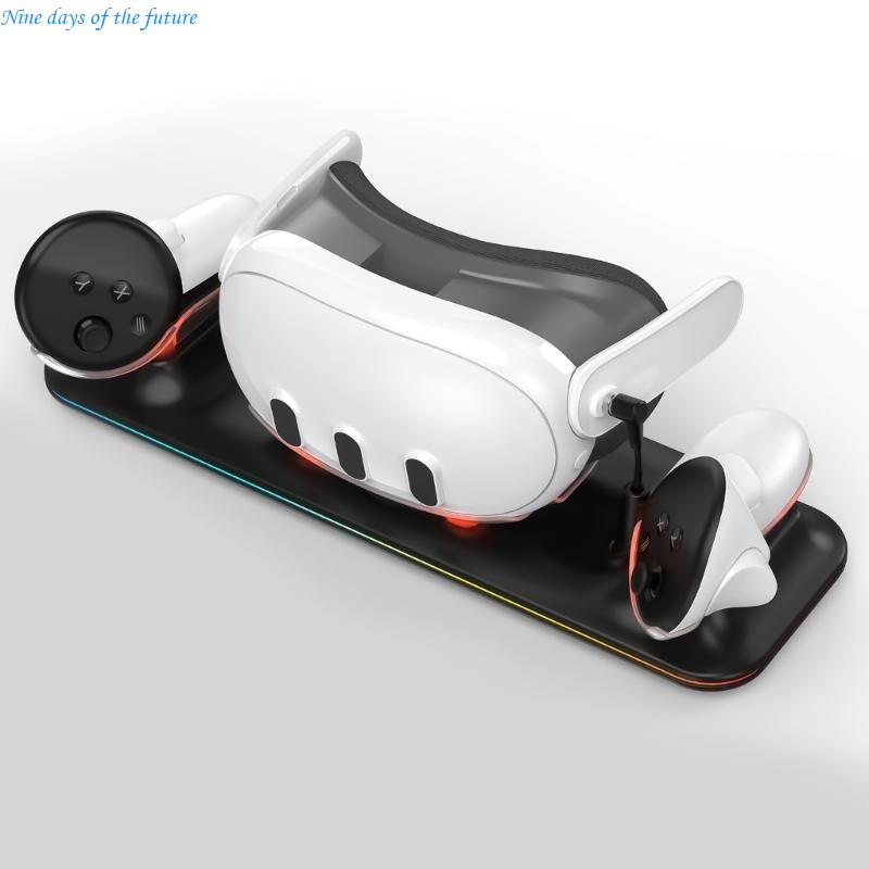 3 つのアクセサリ用充電ステーション LED E65A 付き - Controller Charging Stand のレビューと価格