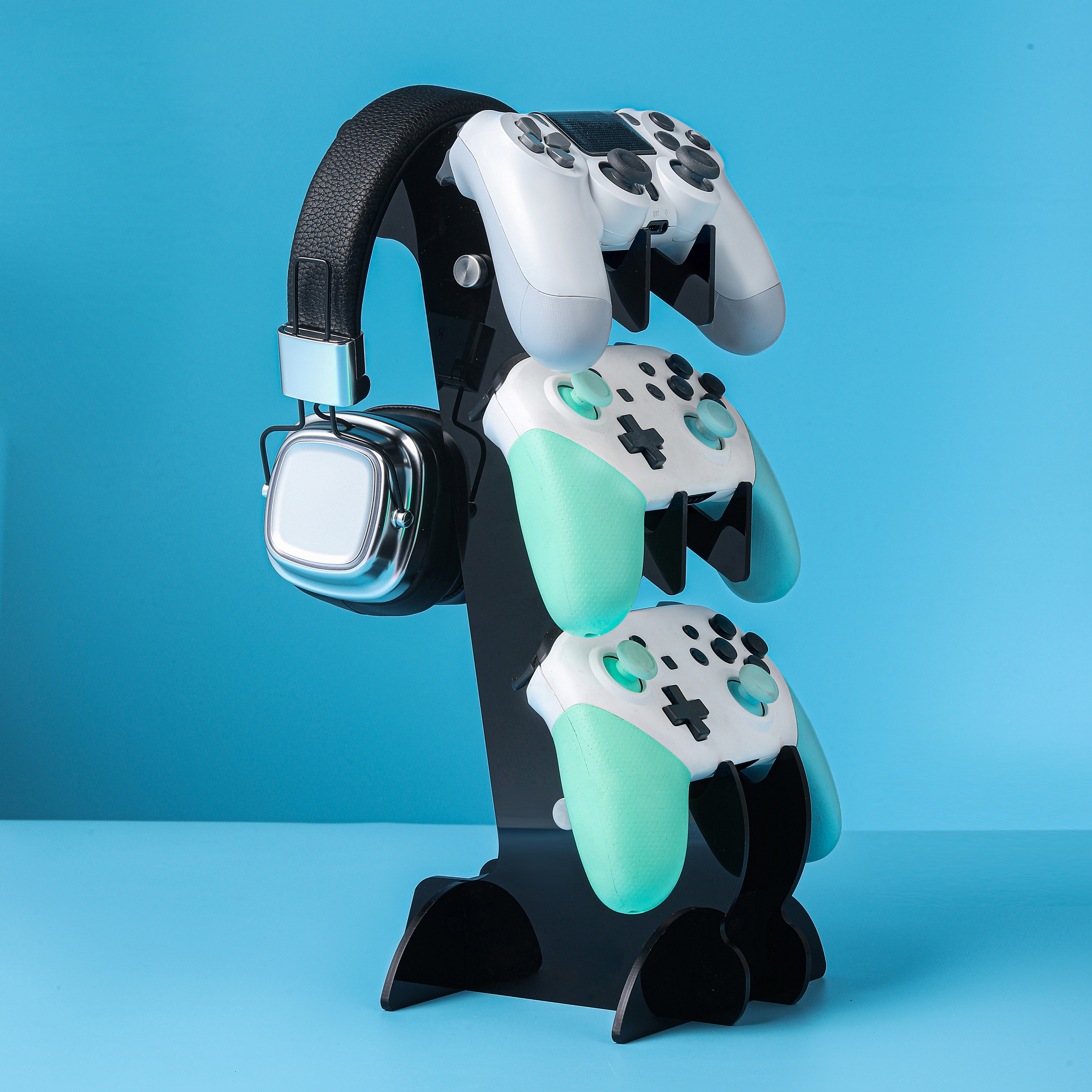 ユニバーサルコントローラーとヘッドフォンスタンド,3層,ps - Controller Charging Stand のレビューと価格
