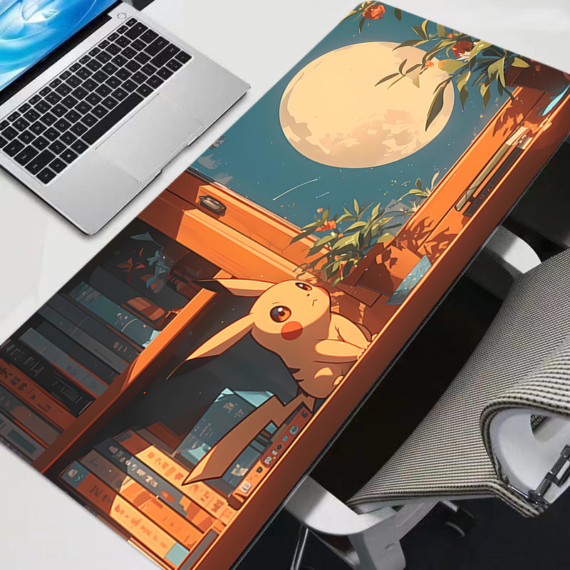 マウスパッド大 P-ピカチュウゴム PC コンピュータゲーム - Esports Gaming Mice のレビューと価格