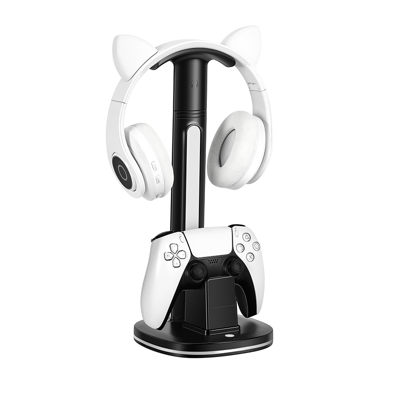 PS5ゲームコントローラー用LEDディスプレイスタンド＆プレ - Controller Charging Stand のレビューと価格