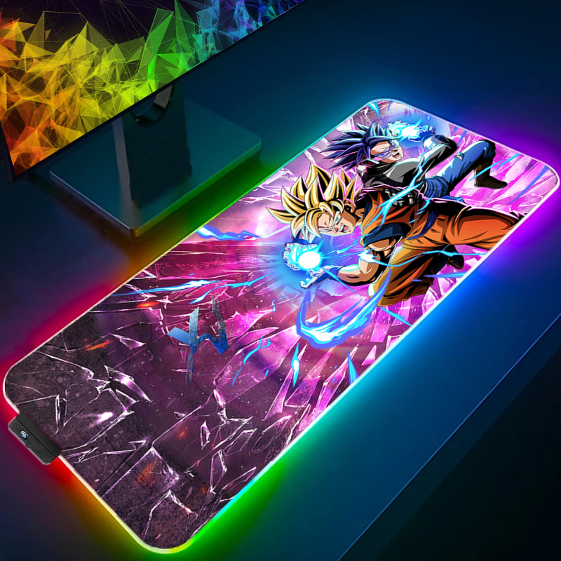 LED マウスパッドドラゴンボールコンピュータラップトップア - Esports Gaming Mice のレビューと価格