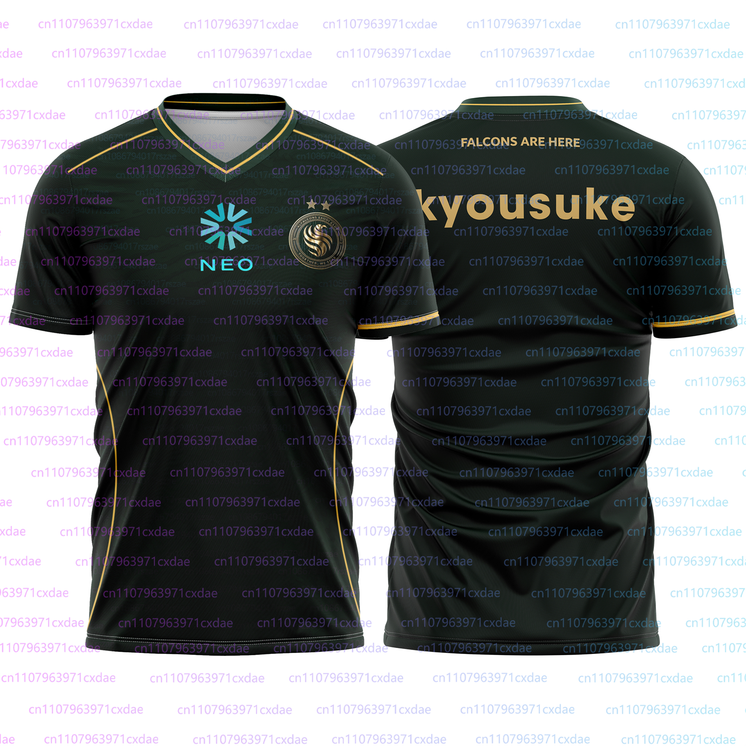 チームファルコンズ 2026 トレーニングユニフォーム CS - Custom Esports Gaming Jersey のレビューと価格