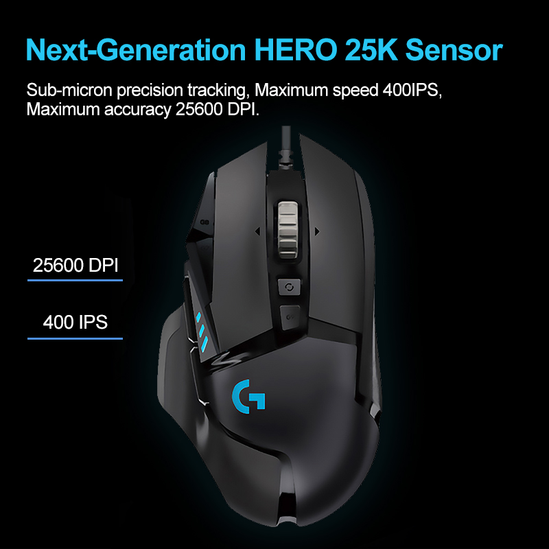 ロジクール G502 HERO ゲーミングマウス - 重量調 - Esports Gaming Mouse Weight Adjustable のレビューと価格