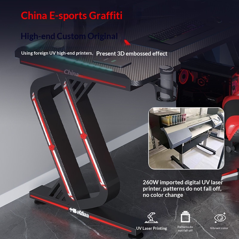 寝室・学習室・オフィス用ダブル学生用コンピューターデスク、組 - Esports Gaming Table のレビューと価格