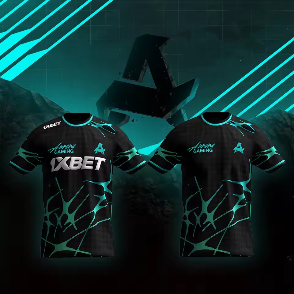 オーロラゲーミングeスポーツクラブ 新しい夏用ユニフォーム  - Custom Esports Gaming Jersey のレビューと価格