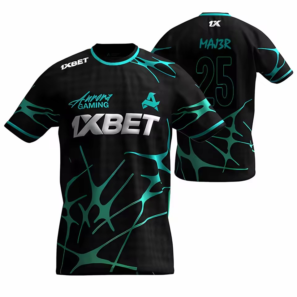 オーロラゲーミングeスポーツクラブ 新しい夏用ユニフォーム  - Custom Esports Gaming Jersey のレビューと価格