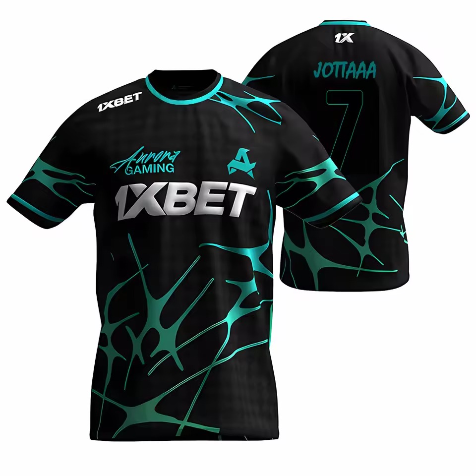 オーロラゲーミングeスポーツクラブ 新しい夏用ユニフォーム  - Custom Esports Gaming Jersey のレビューと価格
