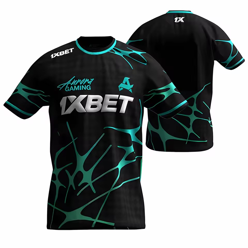 オーロラゲーミングeスポーツクラブ 新しい夏用ユニフォーム  - Custom Esports Gaming Jersey のレビューと価格