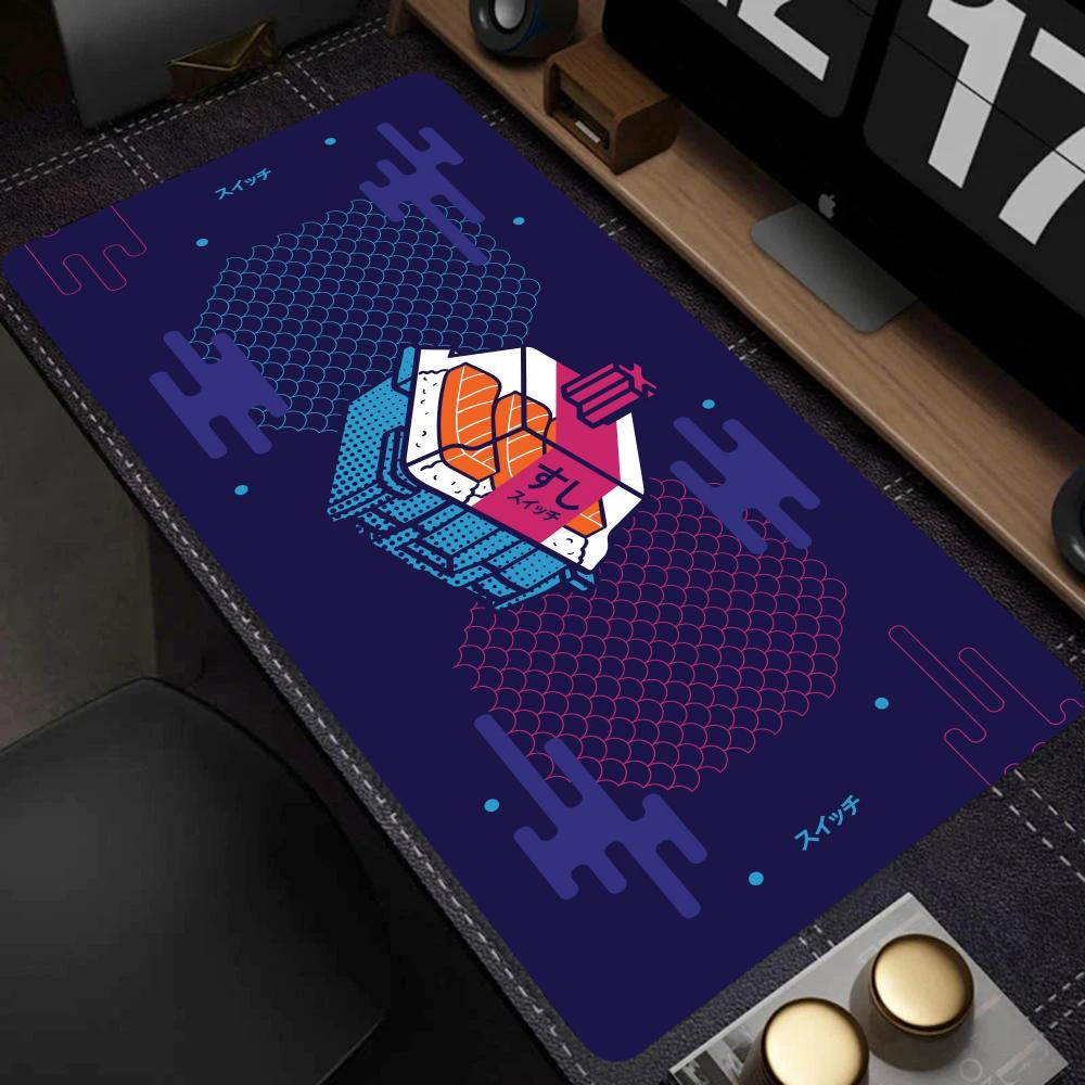 テックアブストラクトパターン大型マウスパッド、滑り止めデスク - Esports Gaming Setup のレビューと価格