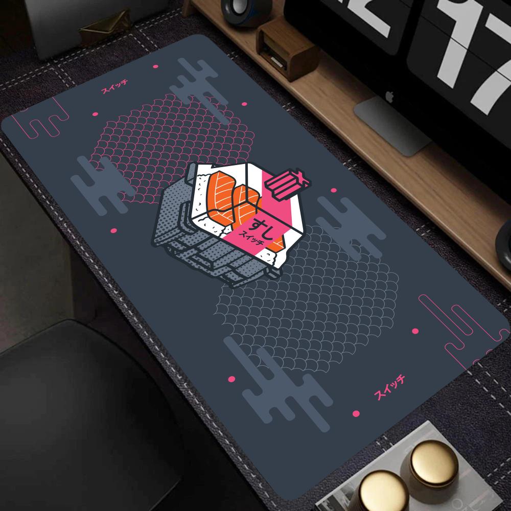 テックアブストラクトパターン大型マウスパッド、滑り止めデスク - Esports Gaming Setup のレビューと価格