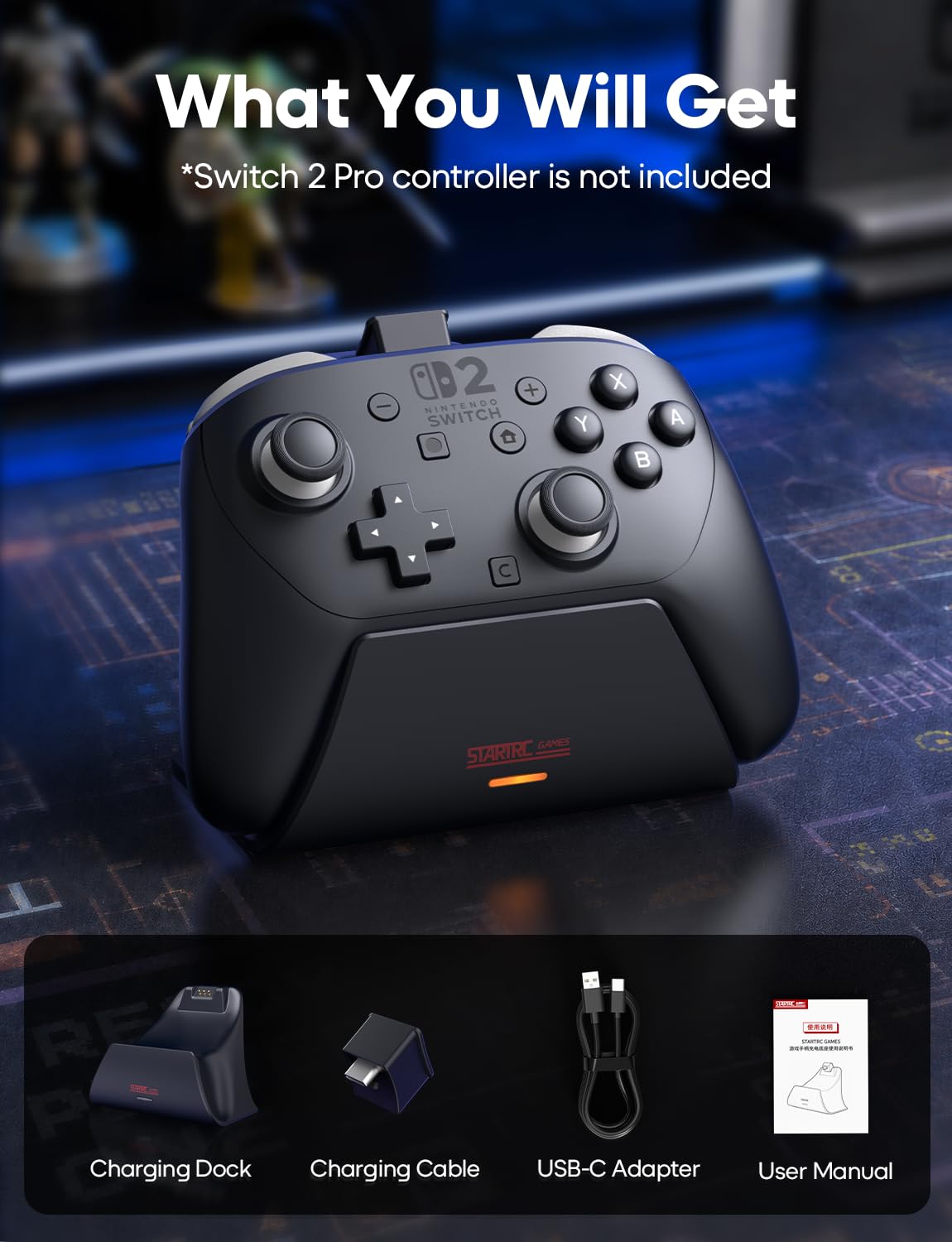 Nintendo Switch 2 Proコントローラー用ア - Controller Charging Stand のレビューと価格
