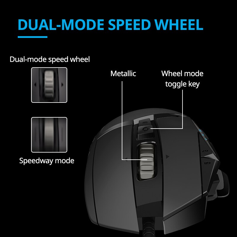 オリジナル ロジクール G502 HERO LIGHTSPE - Esports Gaming Mouse Weight Adjustable のレビューと価格