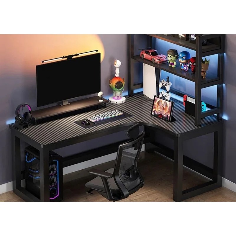 高さ調節可能なL字型コーナーコンピューターゲーミングデスク、 - Esports Gaming Table のレビューと価格