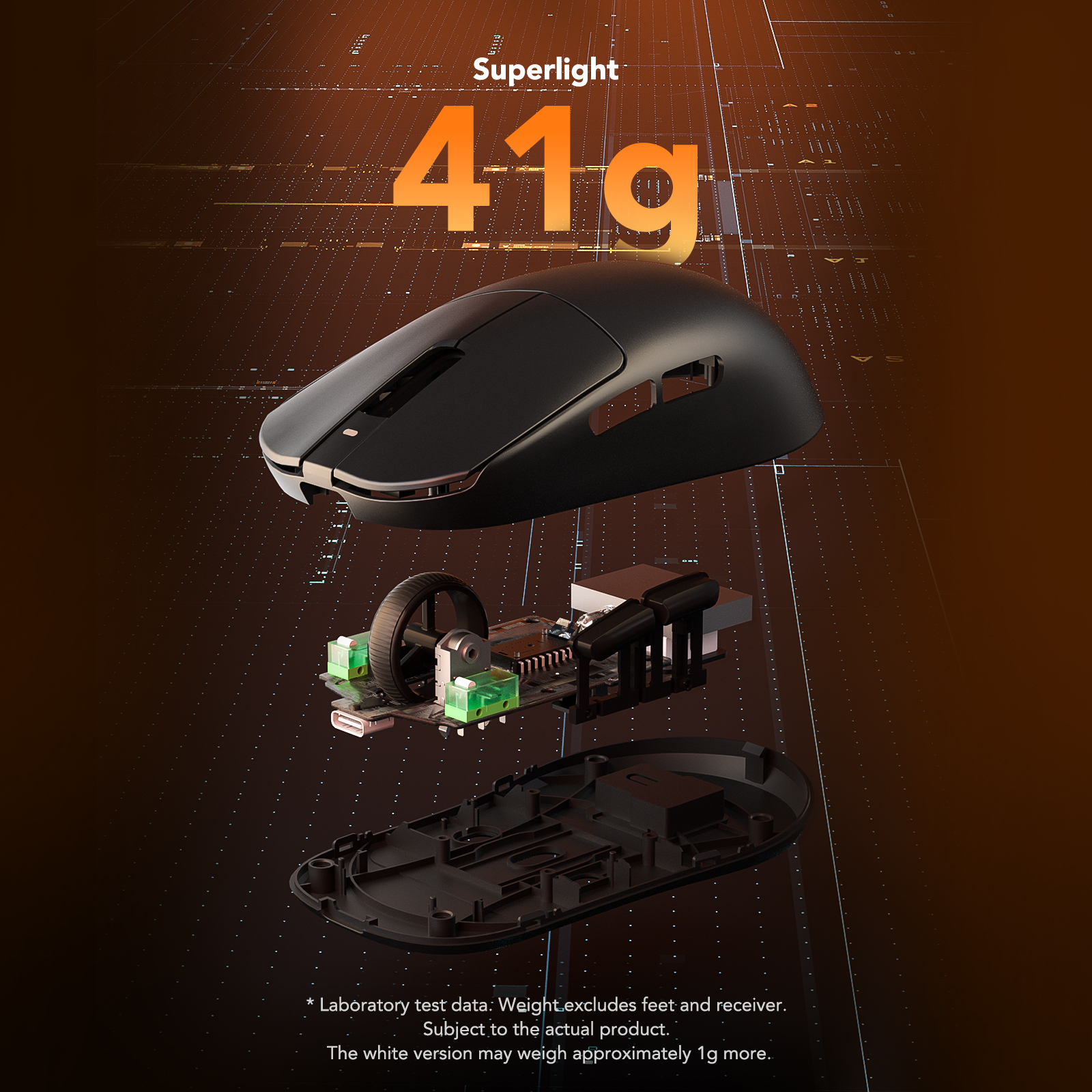 KYSONA Mercury Pro PAW3395 ワイヤ - Esports Gaming Mouse Weight Adjustable のレビューと価格