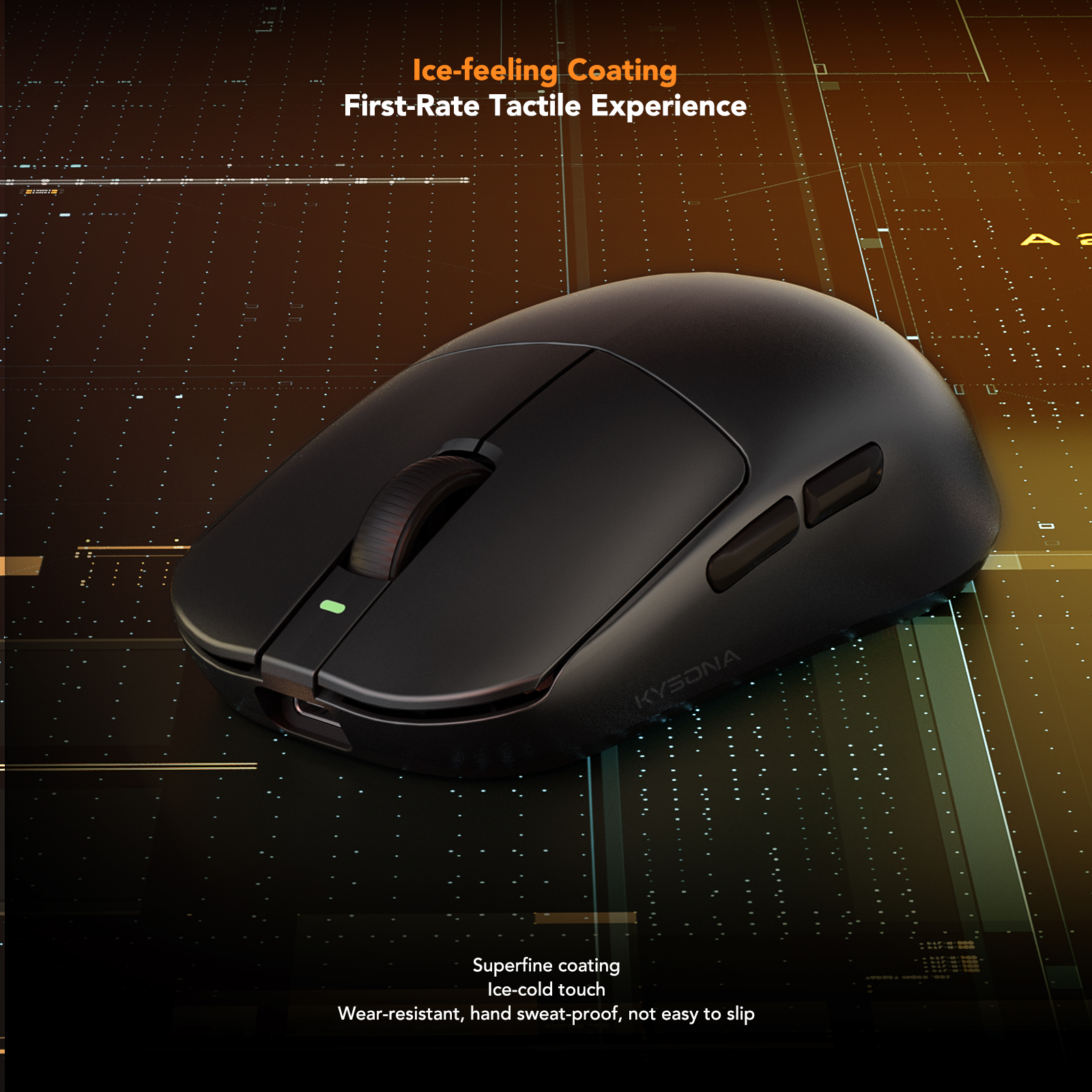 KYSONA Mercury Pro PAW3395 ワイヤ - Esports Gaming Mouse Weight Adjustable のレビューと価格